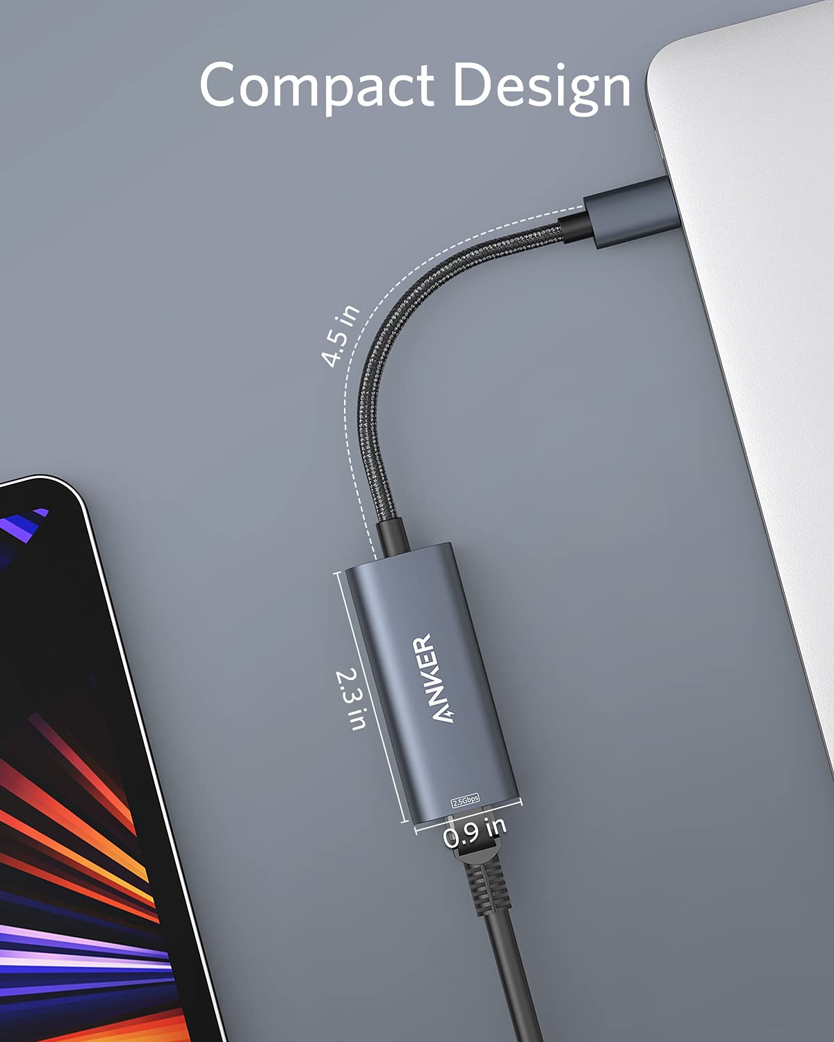 Refurbished Anker PowerExpand USB-C to 2.5 Gbps Ethernet Adapter